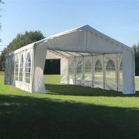20X40 PE Party Tent Heavy Duty Wedding Tent Outdoor Gazebo Event Shelter Canopy with Carry Bags