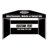 custom tent with logo