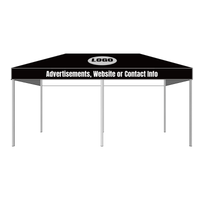 10x20FT Custom printed Aluminum Frame Pop up Canopy Tent , with 1pc Canopy Roof