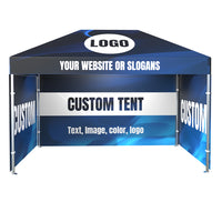 10x15ft Custom Pop Up Canopy Tent with Aluminum Frame Sport Trade Show Outdoor Business Gazebo Tent