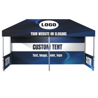 10x20ft Custom Pop Up Canopy Tent with Aluminum Frame Trade Show Tent Outdoor Business Gazebo Tent