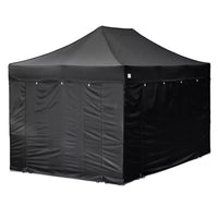 40mm Hex Aluminum Frame for 10 x 15 Easy Pop Up Canopy Tent,Enclosure Sidewall Kit with Roller Up Mesh Window and Door,4 Walls